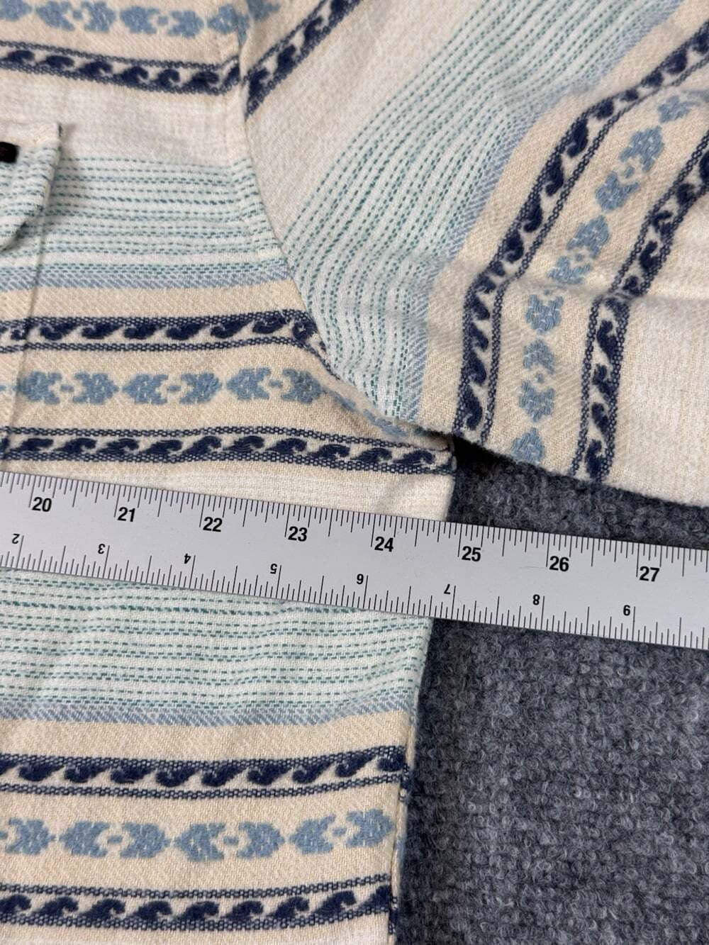 Billabong Men’s XXL Striped Heavyweight Offshore Jacquard Flannel Shirt - Picture 4 of 9